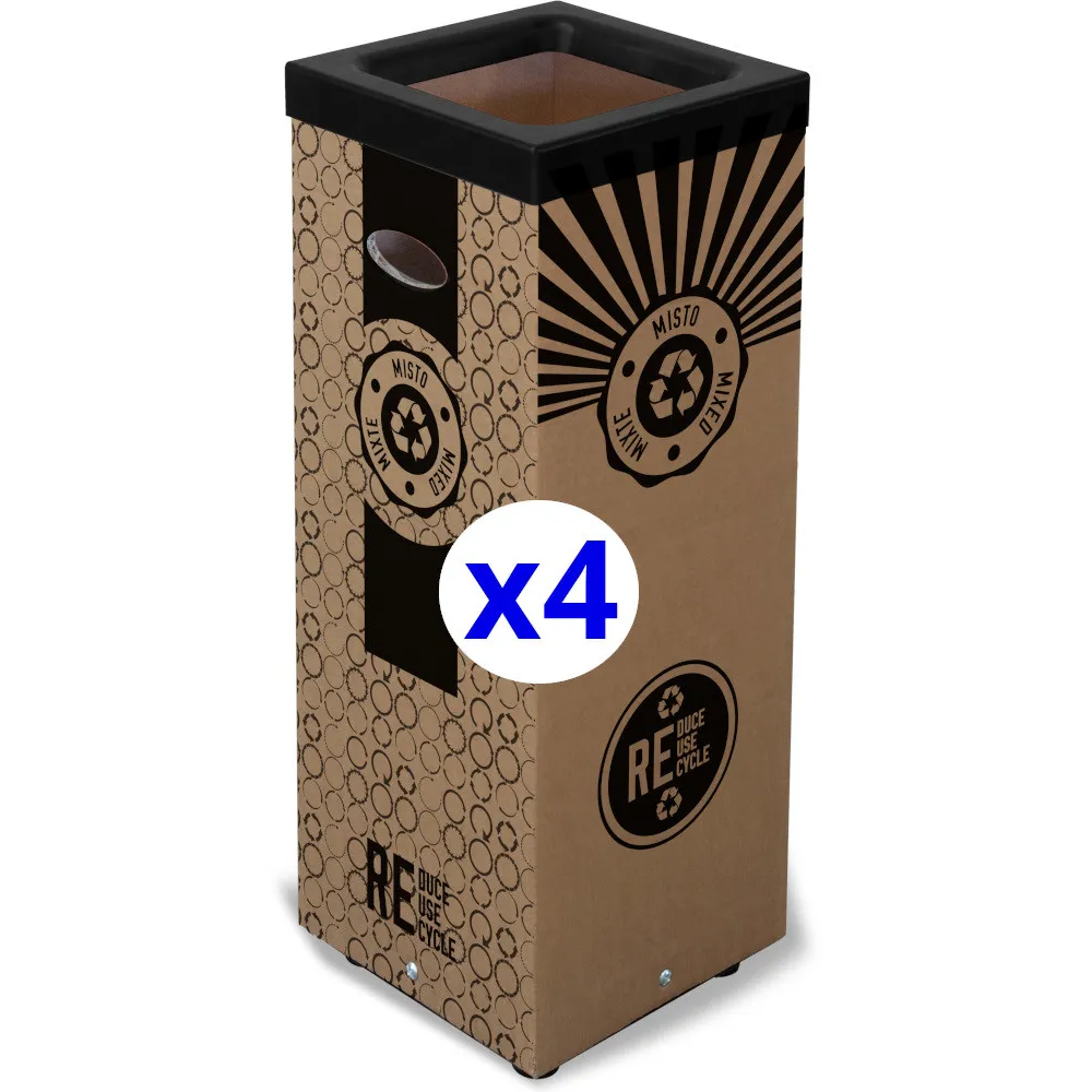 Recharges poubelles écologiques carton 100L pratiques  