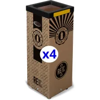 Recharges poubelles carton 100L recyclage optimisé  