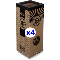 Recharge poubelle carton 60L écologique résistante