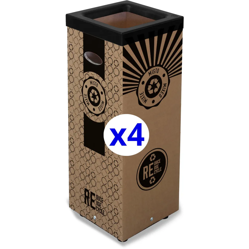 Recharge poubelle carton 60L écologique résistante