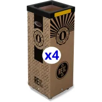 Recharges durables carton recyclé 60L 4 unités