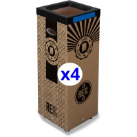 Recharge poubelle carton écologique 60L durable  
