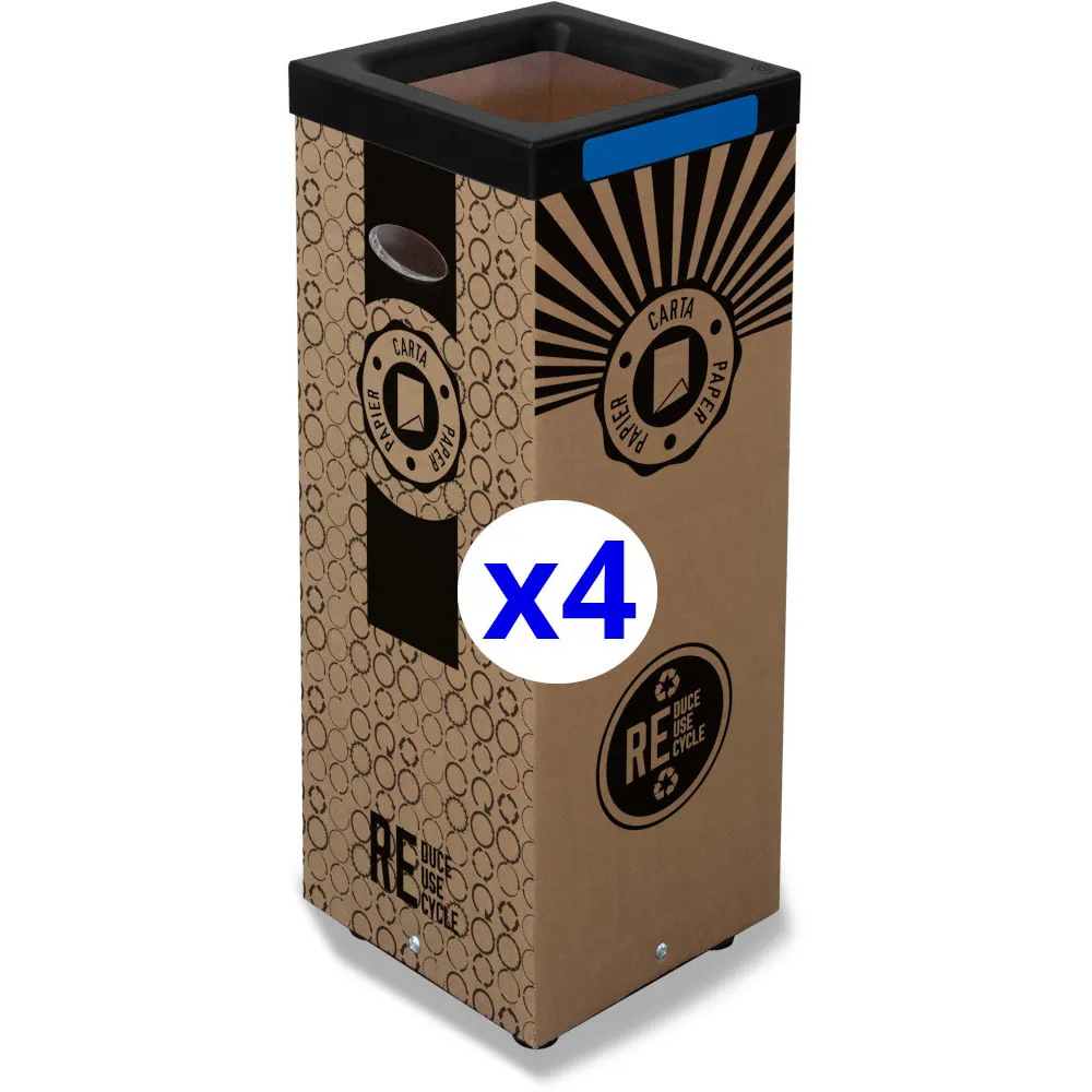 Recharge poubelle carton écologique 60L durable  
