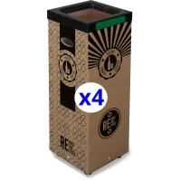 Recharges poubelle carton verre 60L écologiques  
