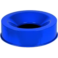 Couvercle bleu poubelle ronde 90 litres