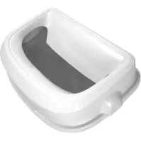 Poubelle murale blanche 32L design épuré