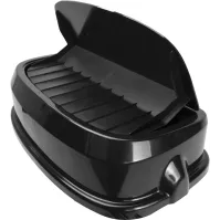 Poubelle automatique murale noire hygiénique 12L