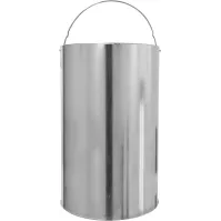 Poubelle hygiénique 40L inox à pédale