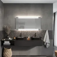 grand miroir LED puissant