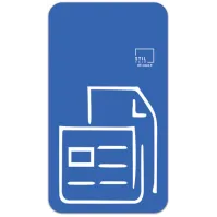 Pictogramme bleu magnétique