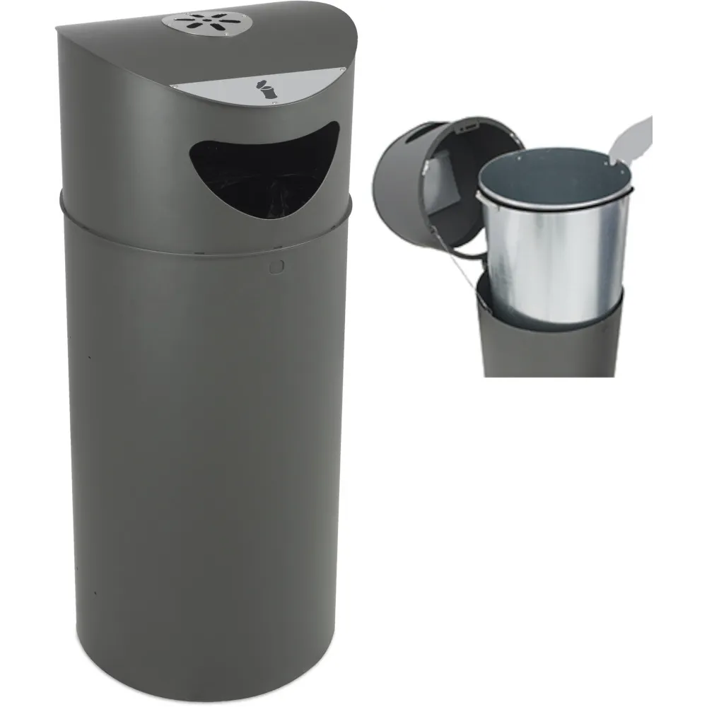 Corbeille tri-sélectif 75L cendrier