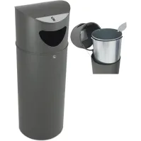 Corbeille verrouillable 100L bac intérieur