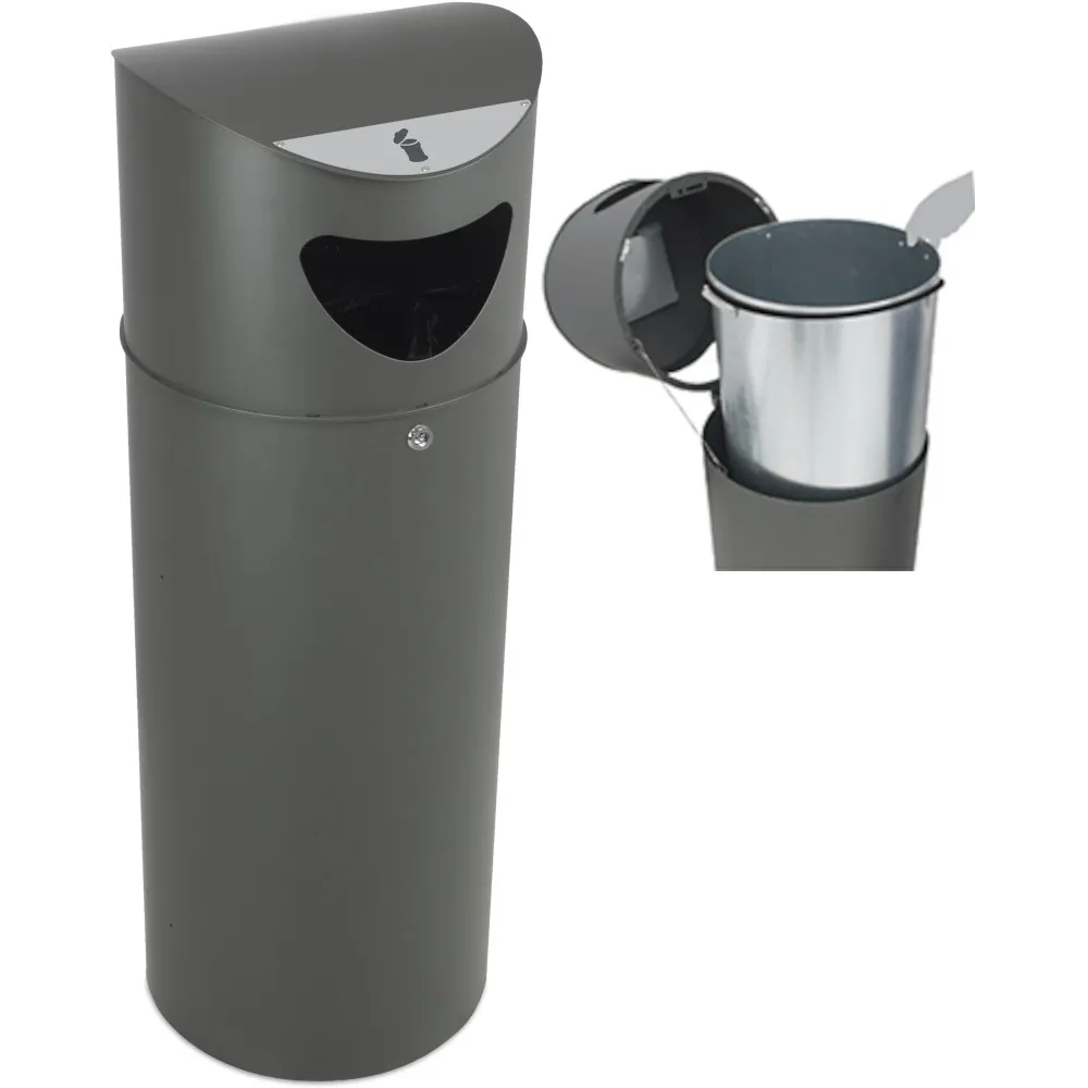 Corbeille verrouillable 100L bac intérieur