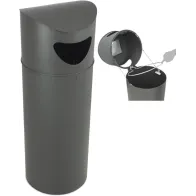 Corbeille urbaine Oslo 75L moderne