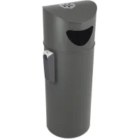 Corbeille urbaine Oslo 75L cendrier