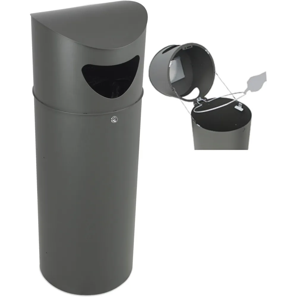 Corbeille urbaine Oslo 75L robuste