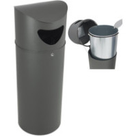 Corbeille urbaine Oslo 75L sécurisée