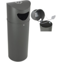 Corbeille urbaine Oslo 75L sécurisée