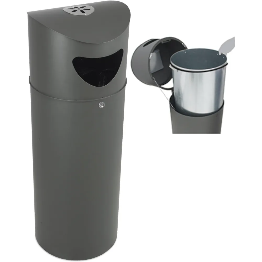 Corbeille urbaine Oslo 75L sécurisée