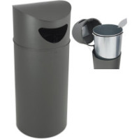 Corbeille urbaine Oslo 100L sécurisée