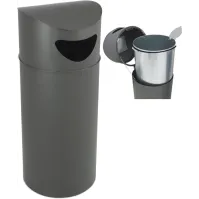 Corbeille urbaine Oslo 100L sécurisée