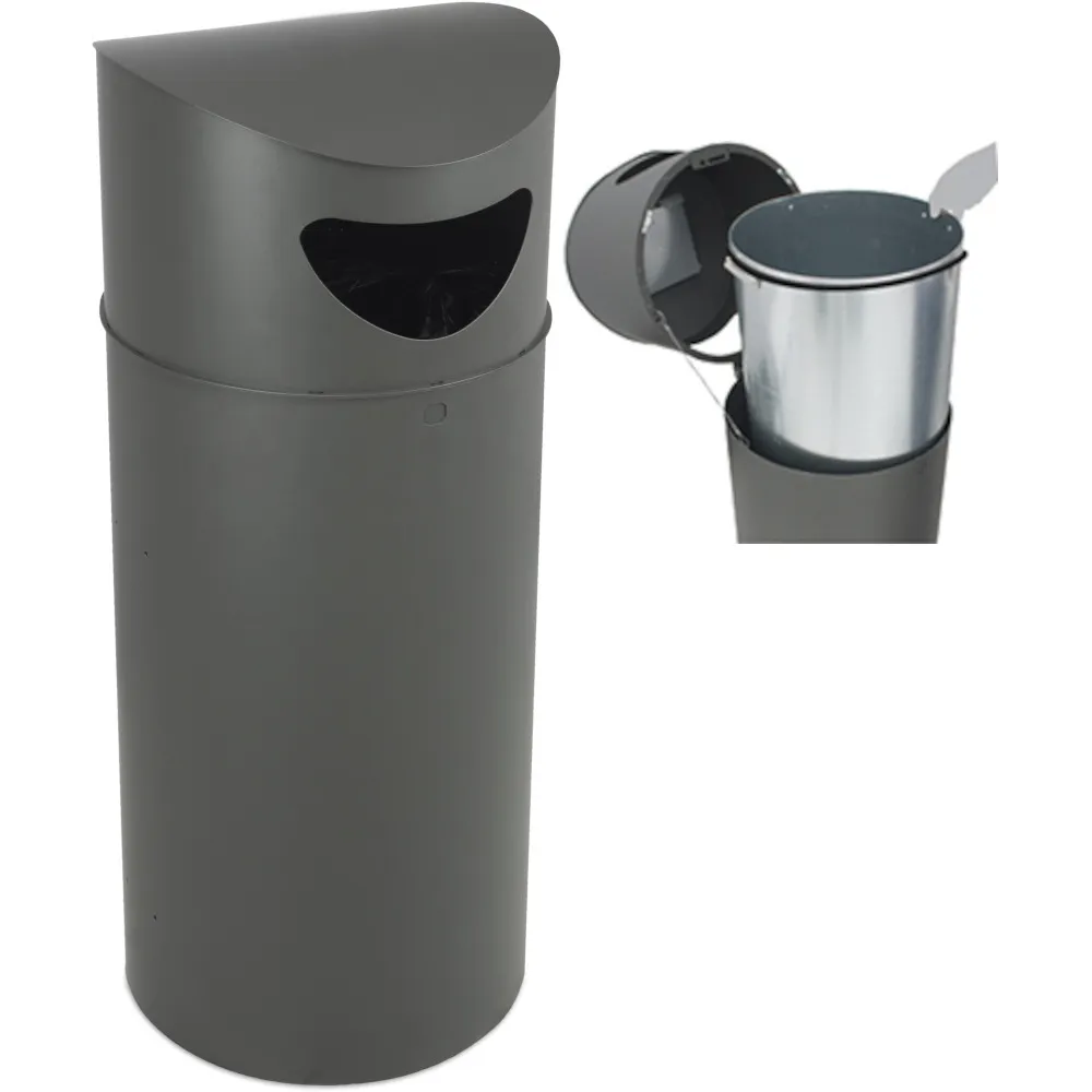 Corbeille urbaine Oslo 100L sécurisée