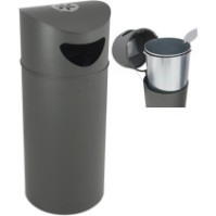 Corbeille urbaine Oslo 100L sécurisée