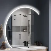 Miroir LED rond design moderne