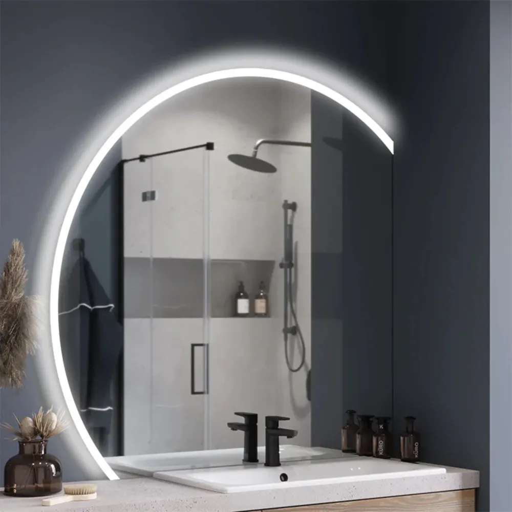Miroir LED rond design moderne