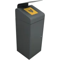 Poubelle tri 190L clapets support
