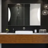 Miroir salle de bain différent