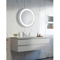 Commandez miroir rond sur mesure