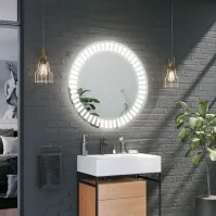 miroir rond sur mesure configurable