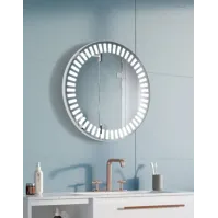 Miroir cylindrique sur mesure LED