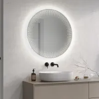 Miroir rond LED