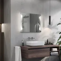 Miroir Sur Mesure LED à décor Rectangulaire