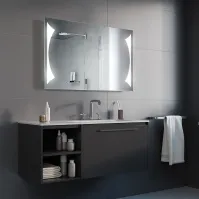 Miroir Rectangulaire LED à décor Sur Mesure