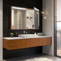 Armoire à miroir lumière - Ruke