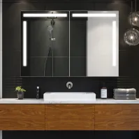 Armoire à miroir LED configurable - Ruke