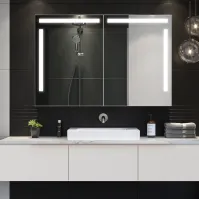 Armoire à miroir LED personnalisable - Ruke