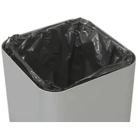 Poubelle moderne 60 litres grise avec symbole de tri des déchets