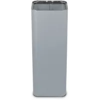 Poubelle moderne 60 litres grise avec symbole pour tous déchets