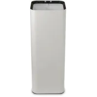 Poubelle blanche design 60 litres avec pictogramme magnétique pour déchets