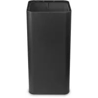 Poubelle design 100 litres noire avec pictogrammes magnétiques.