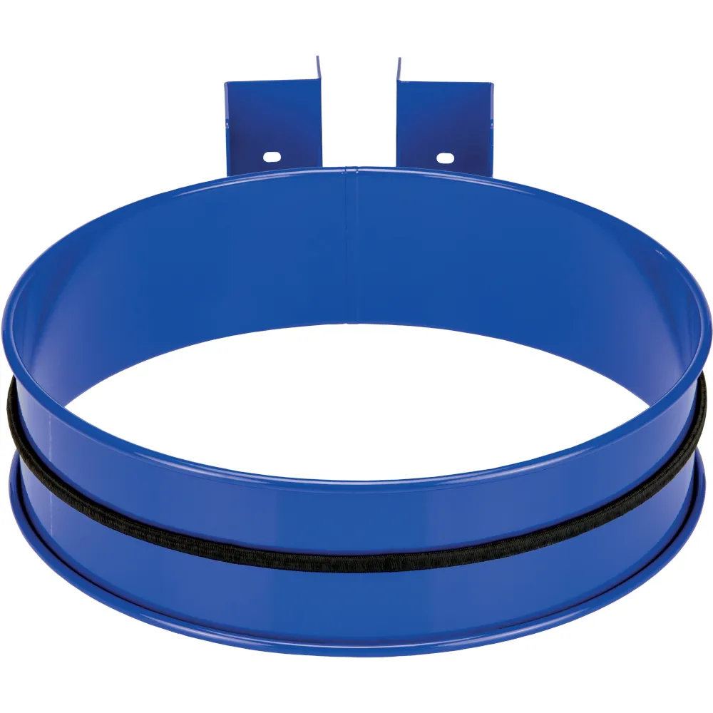 Support sacs-poubelles mural 100 litres bleu