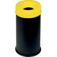 Couvercle jaune antifeu pour poubelle Grisu VIP Color