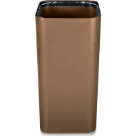 Cendrier extérieur couvert au design élégant en couleur Corten.