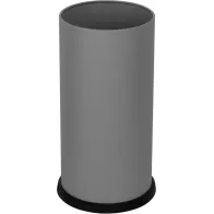 Porte-parapluie gris en acier avec bac imperméable pour bureau