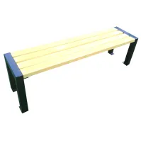 Banc en châtaignier Opolánky sans dossier 162 cm České lavičky