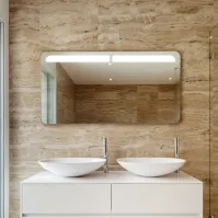 Miroir double led top